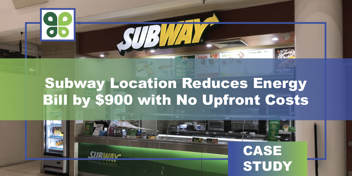 Subway Location Reduces Energy Bill